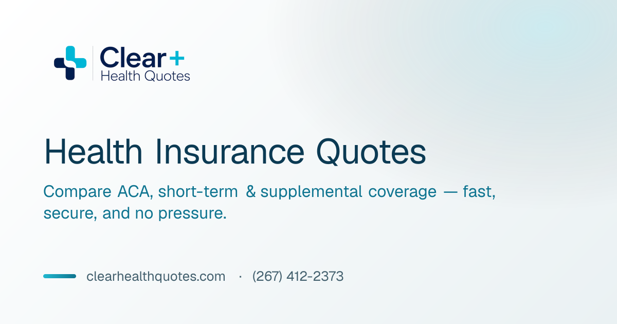 Health Insurance Quotes | ACA, Short-Term & Supplemental | Clear Health ...